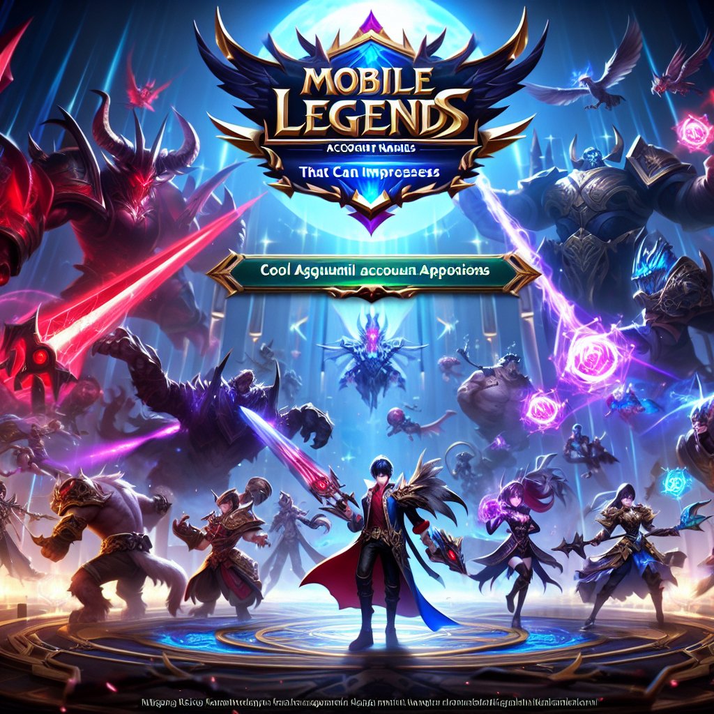 Nama Akun Mobile Legend Keren yang Bisa Bikin Lawan Terkesan